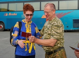 Празднование Дня флага в Славутиче