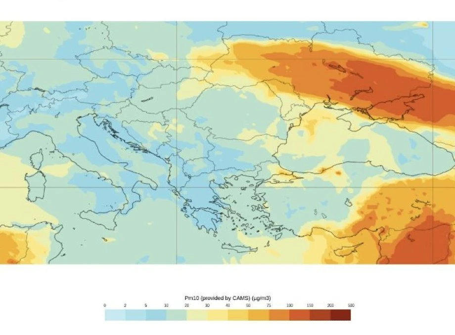 До України знову йде пил з пустелі