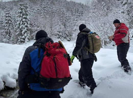 Троє чоловіків 7 днів блукали засніженими Карпатами, намагаючись незаконно перетнути кордон фото